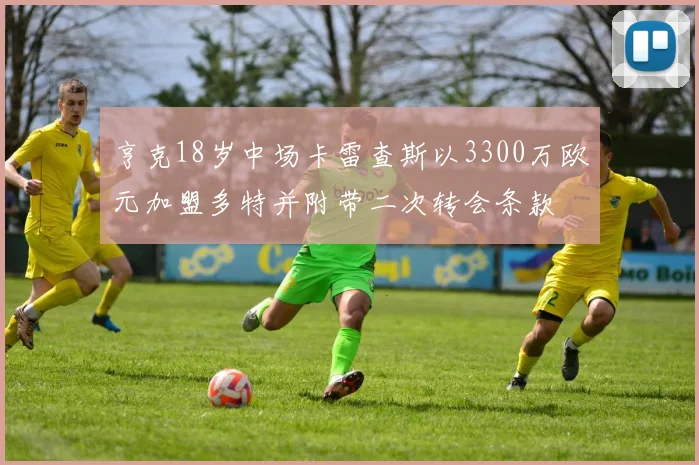亨克18岁中场卡雷查斯以3300万欧元加盟多特并附带二次转会条款